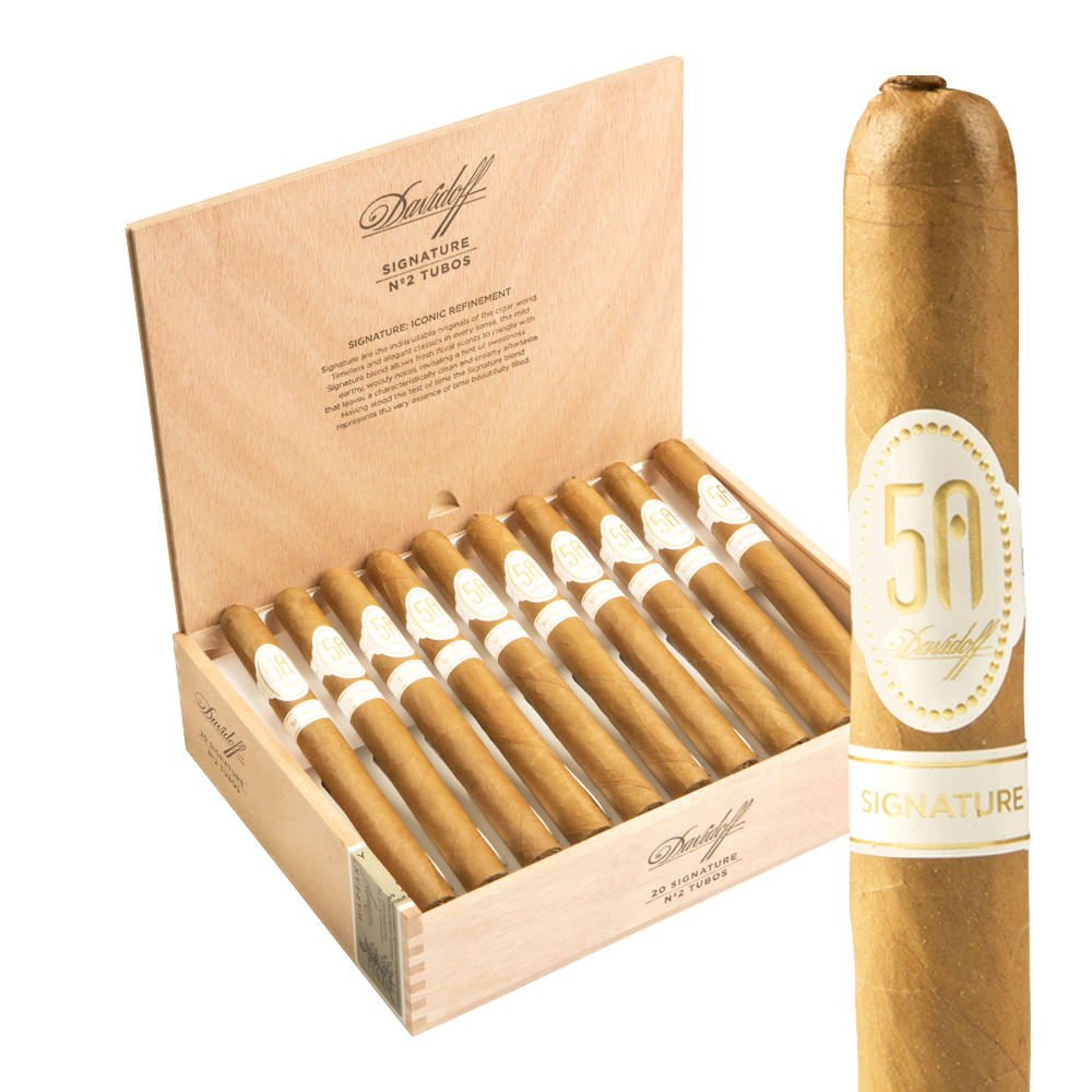 Davidoff Signature Series No. 2 Tubos / 6 x 38 Pack of 4