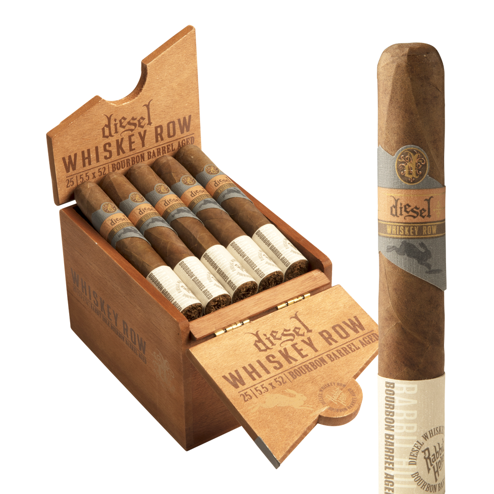Diesel Whiskey Row Robusto / 5.5 x 52 Box of 25