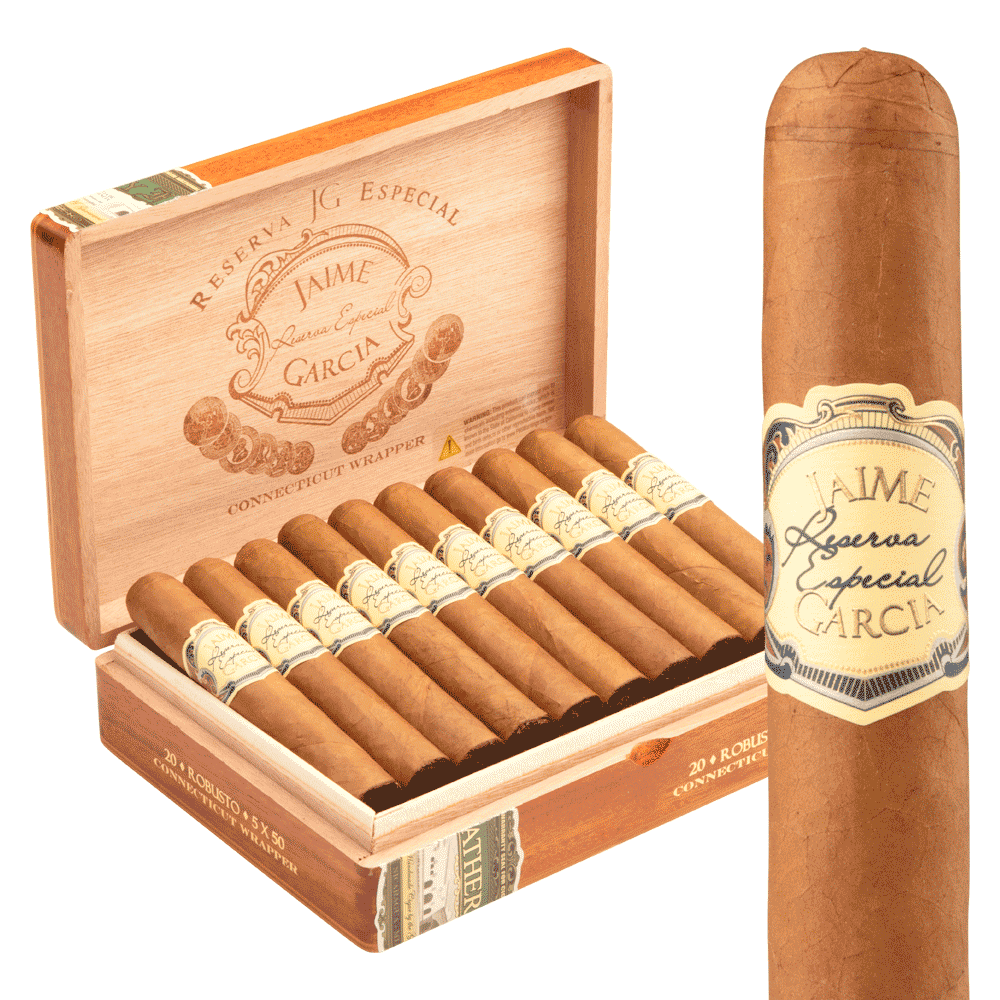 Jaime Garcia Reserva Especial Connecticut Robusto / 5 x 50 Box of 20