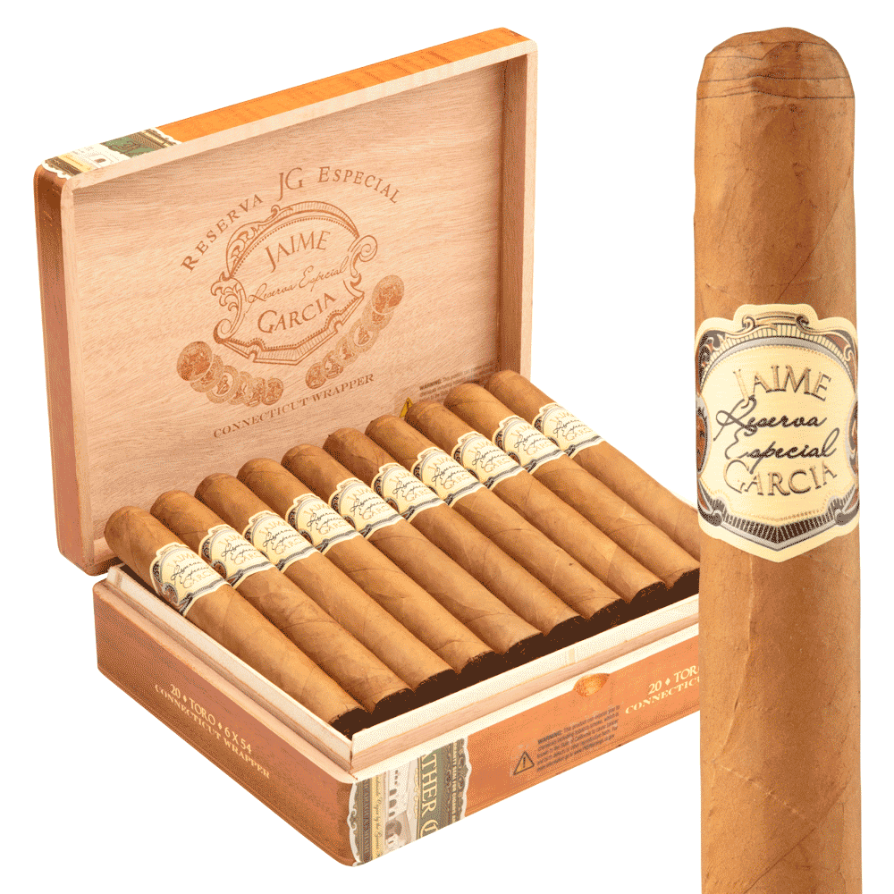 Jaime Garcia Reserva Especial Connecticut Toro / 6 x 54 Box of 20