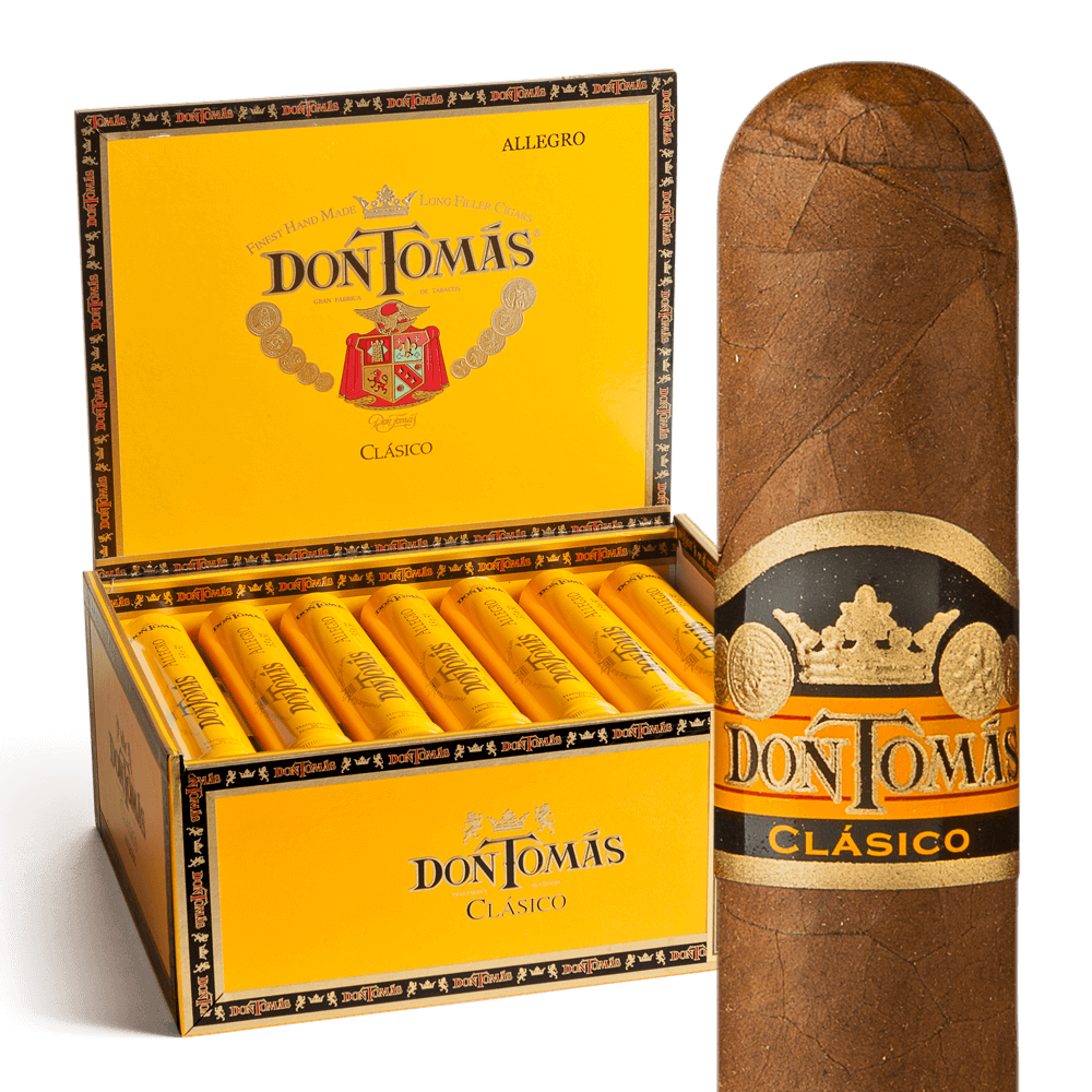 Don Tomas Clasico Allegro Tube / 5.5 x 50 Box of 20 Aluminum Tubes