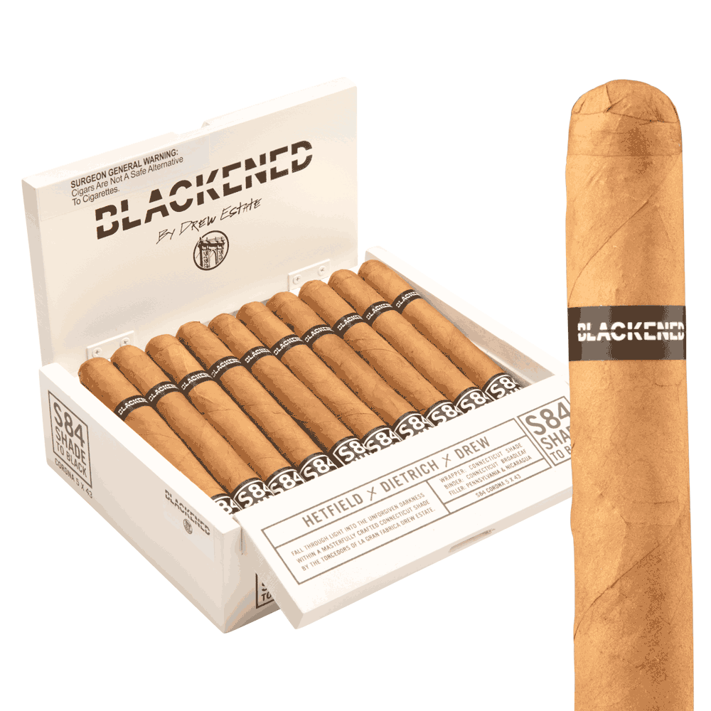 Blackened by Drew Estate S84 Corona / 5 x 43 Box of 20