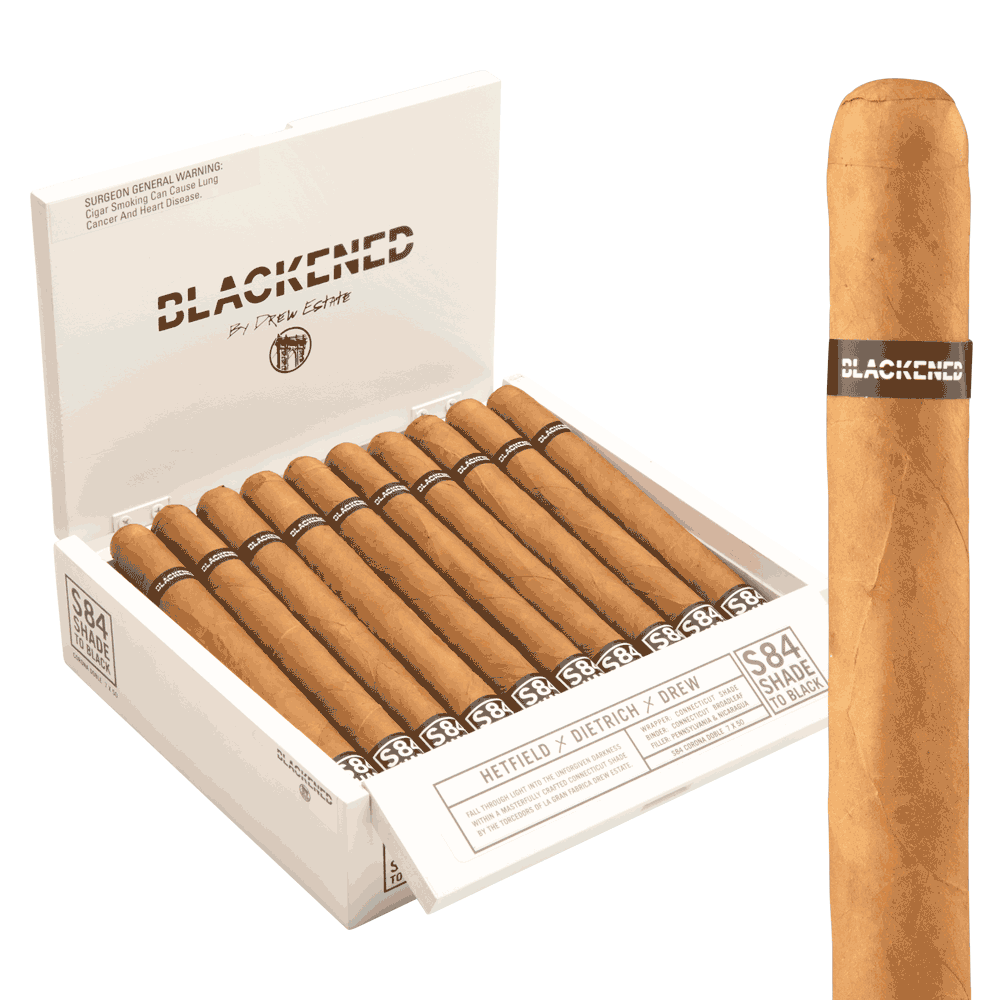 Blackened by Drew Estate S84 Corona Doble / 7 x 50 Box of 20