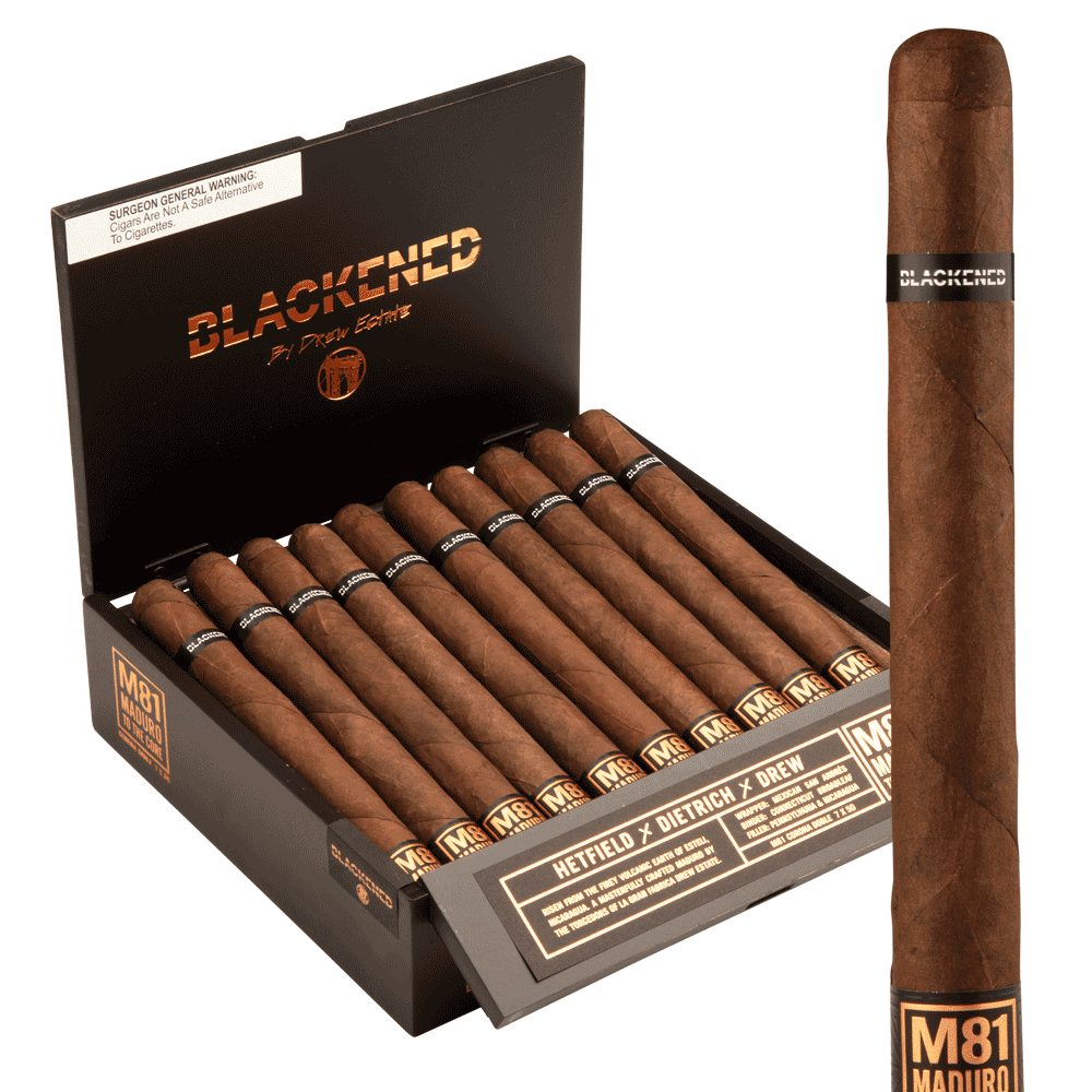 Blackened by Drew Estate Corona Doble / 7 x 50 Box of 20