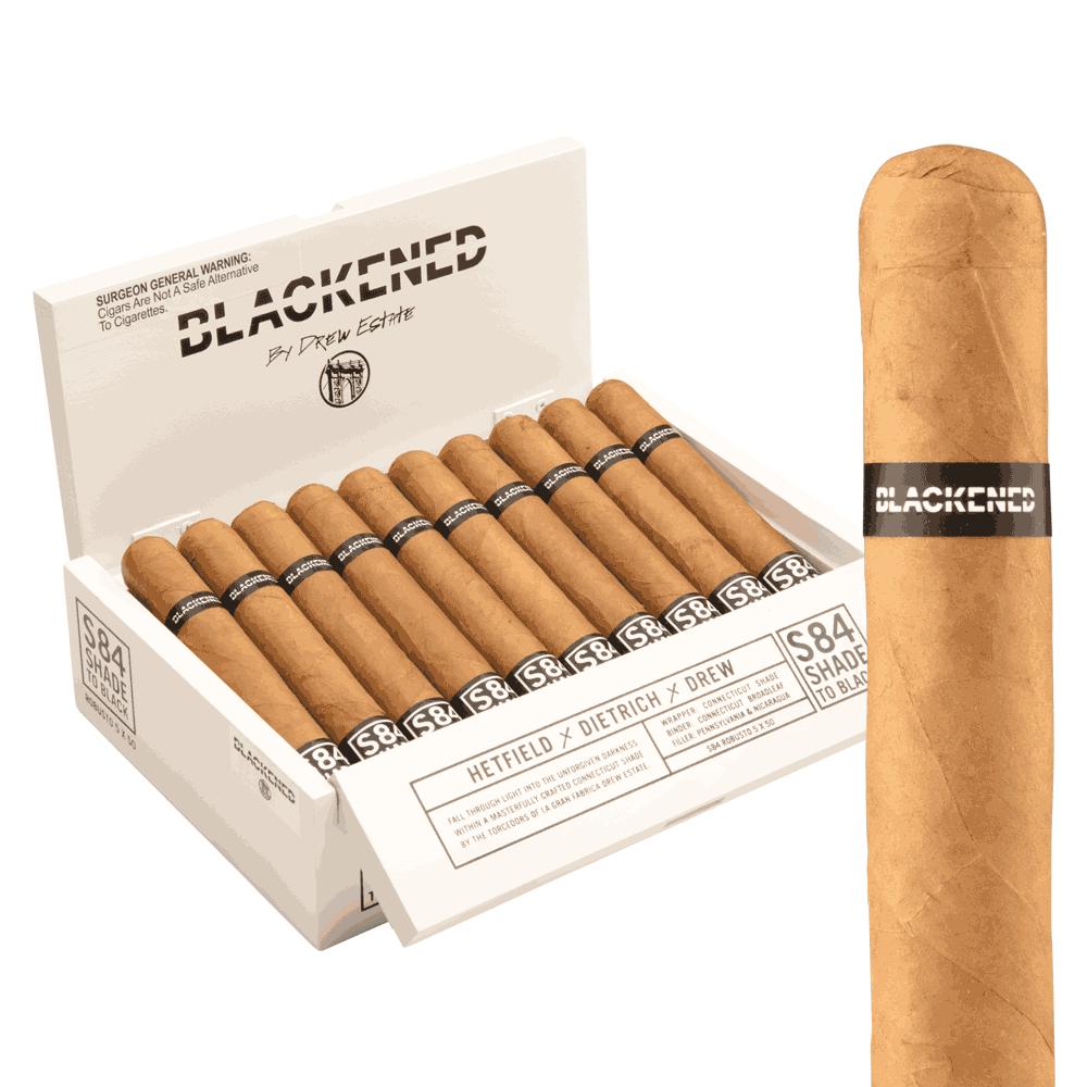Blackened by Drew Estate S84 Robusto / 5 x 50 Box of 20