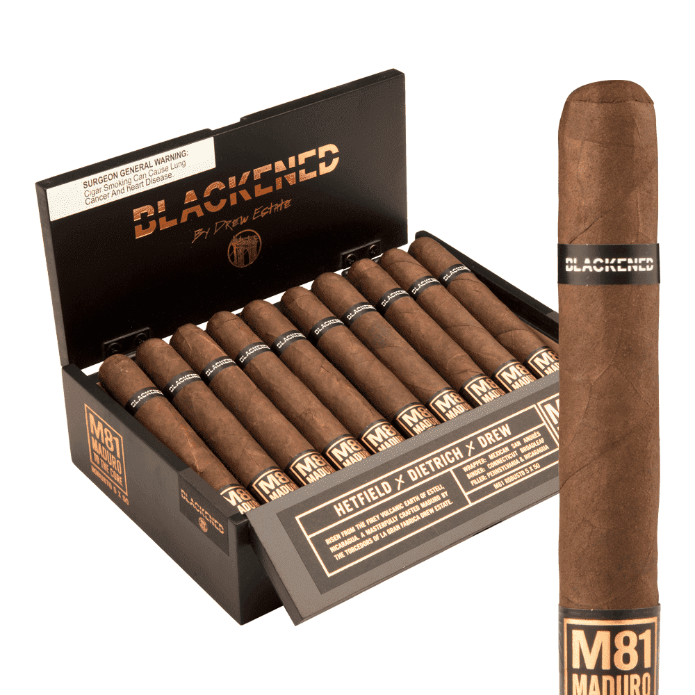 Blackened by Drew Estate M81 Robusto / 5 x 50 Box of 20