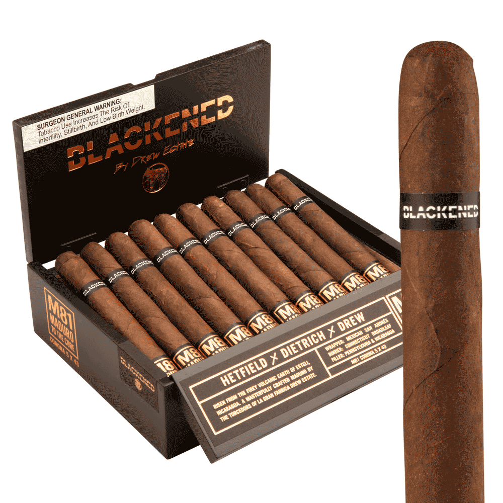 Blackened by Drew Estate Corona / 5 x 43 Box of 20