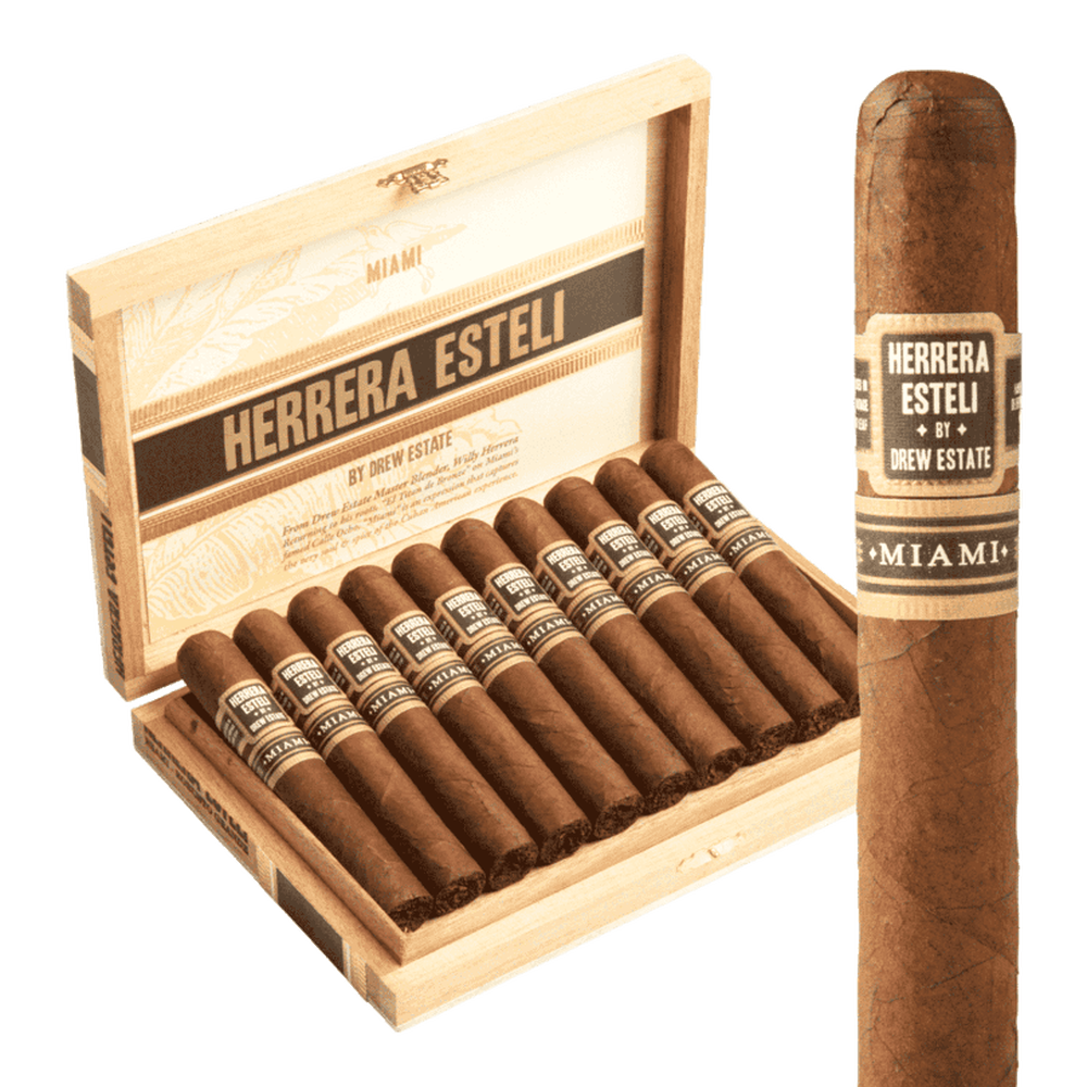 Herrera Esteli Miami Edition Robusto Grande / 5.25 x 52 Box of 10