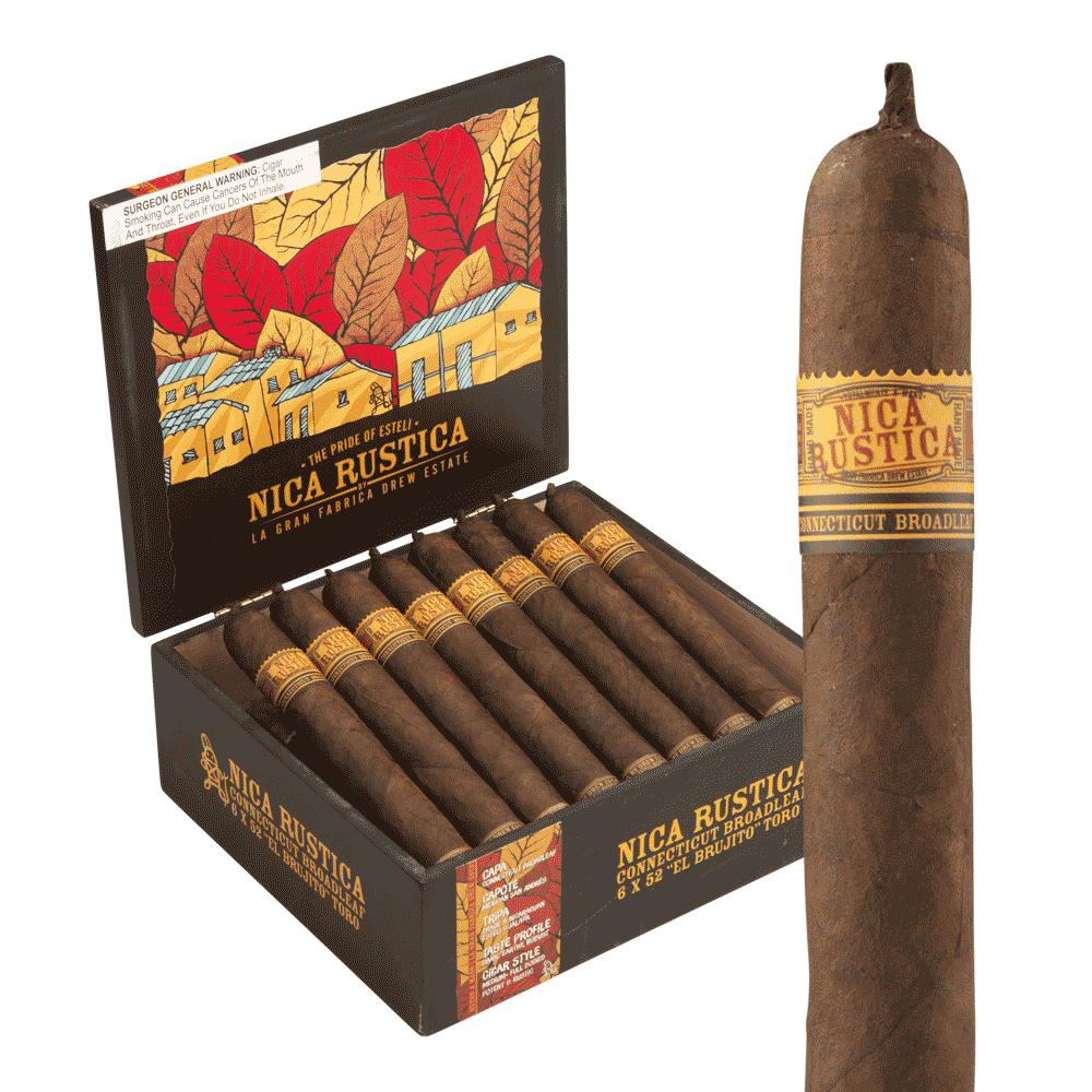 Nica Rustica Broadleaf El Brujito / 6 x 52 Box of 25
