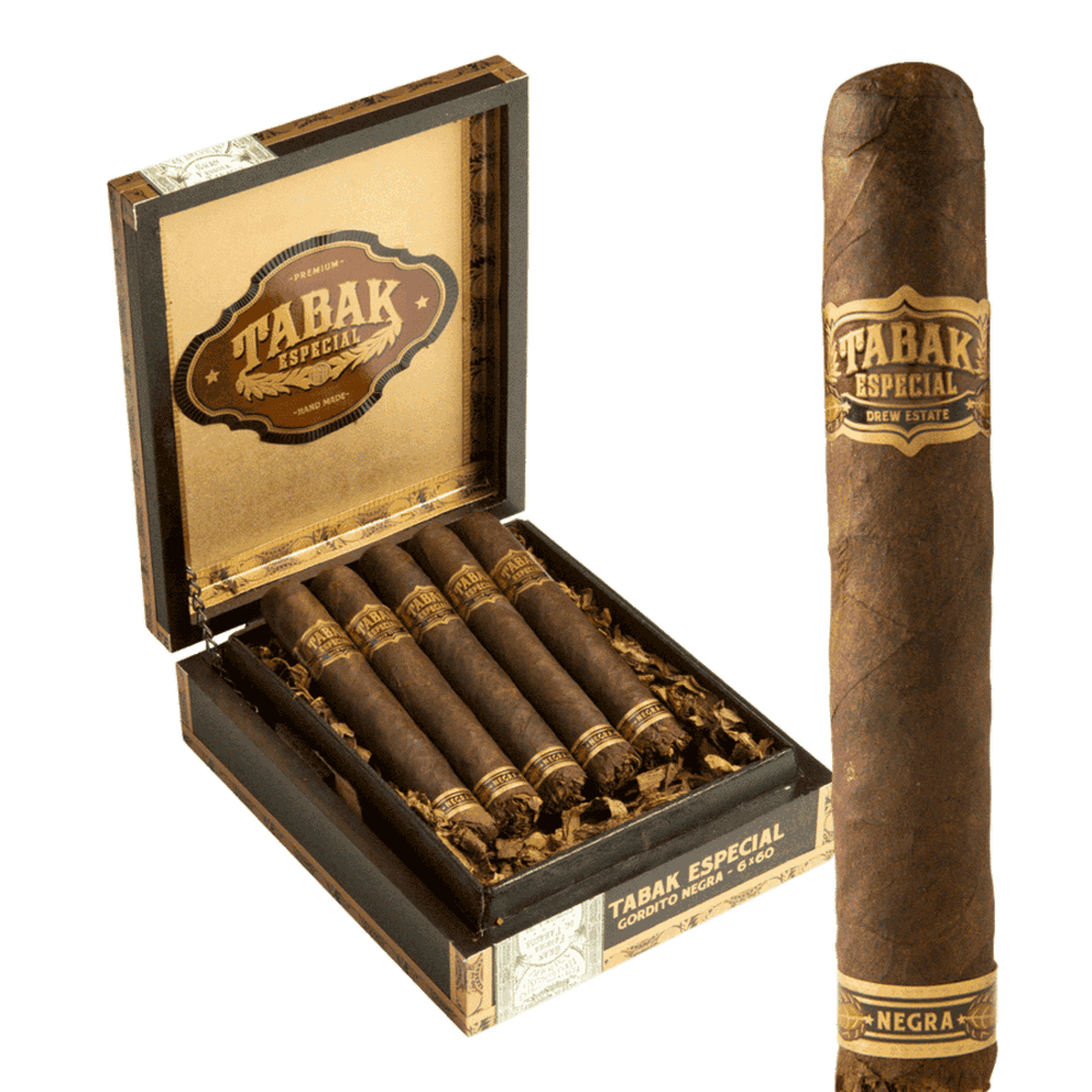 Tabak Especial by Drew Estate Gordito Negra / 6 x 60 Box of 10
