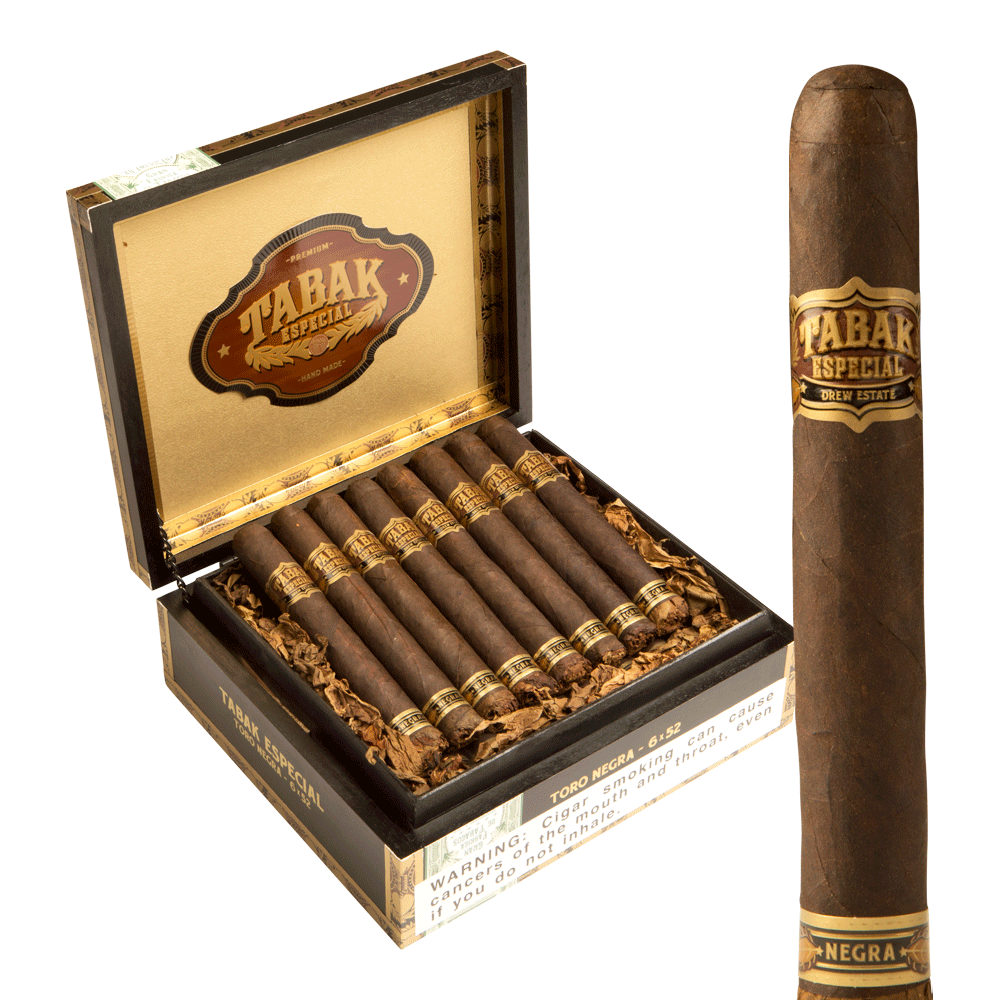 Tabak Especial by Drew Estate Toro Negra / 6 x 52 Box of 24