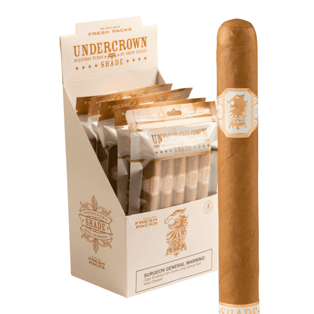 Undercrown Shade Toro Fresh Seal Packs / 6 x 52 5 Packs of 5 (25 total)