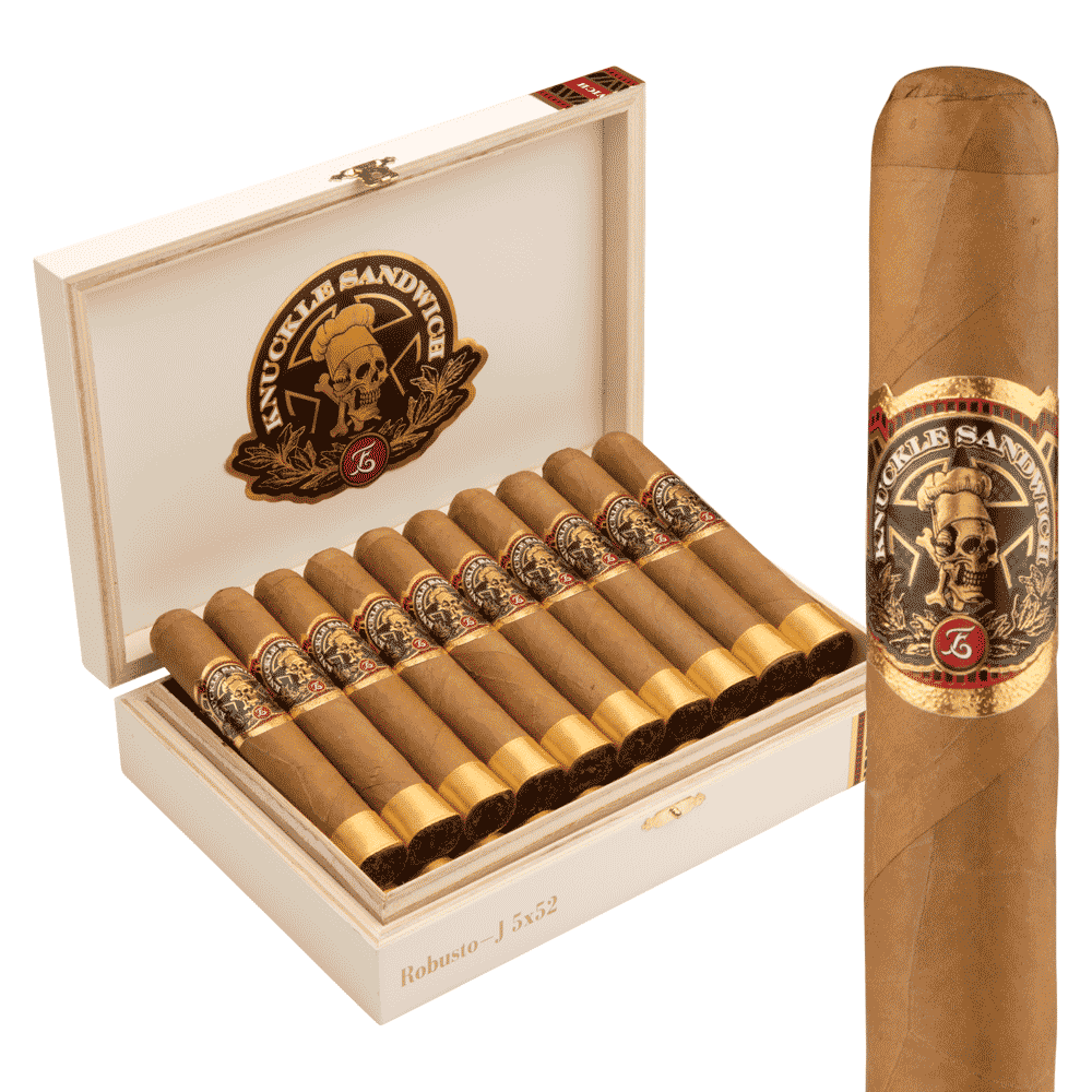 Knuckle Sandwich Robusto Connecticut / 5 x 52 Box of 20