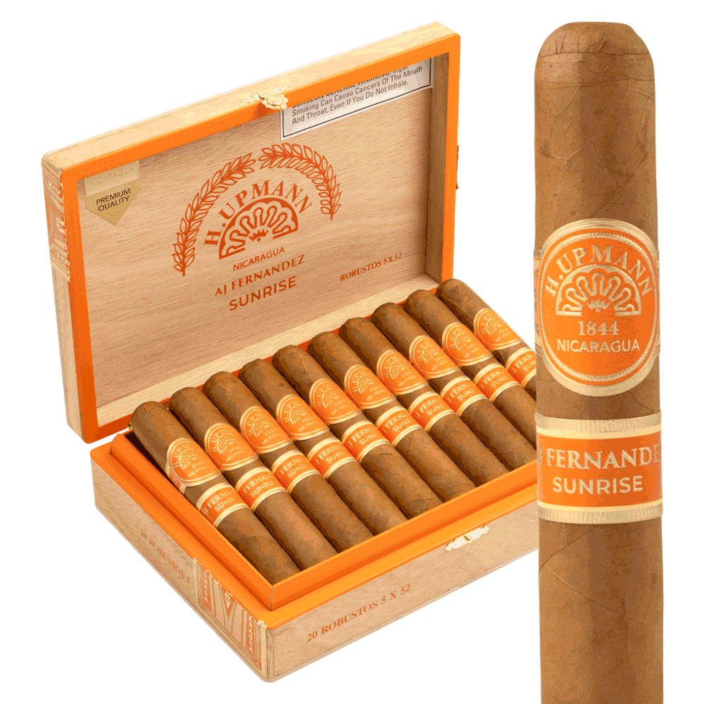 H. Upmann Nicaragua by AJ Fernandez Sunrise Robusto / 5 x 52 Box of 20