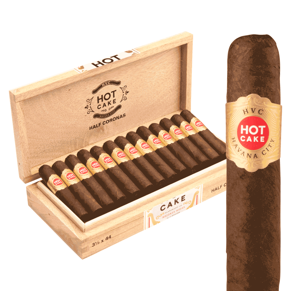 HVC Hot Cake Half Corona Maduro / 3.5 x 44 Box of 25