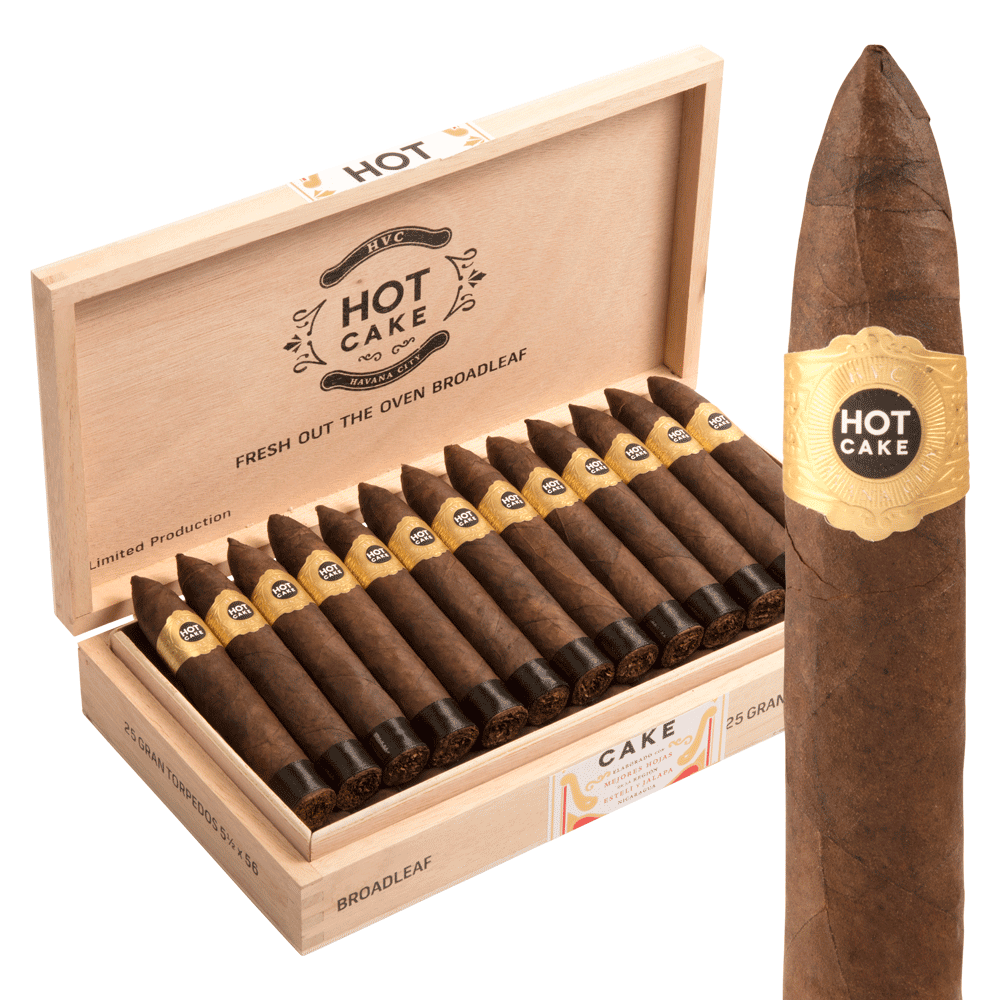 HVC Hot Cake Fresh Out The Oven Broadleaf LE Gran Torpedo / 5.5 x 56 Box of 25