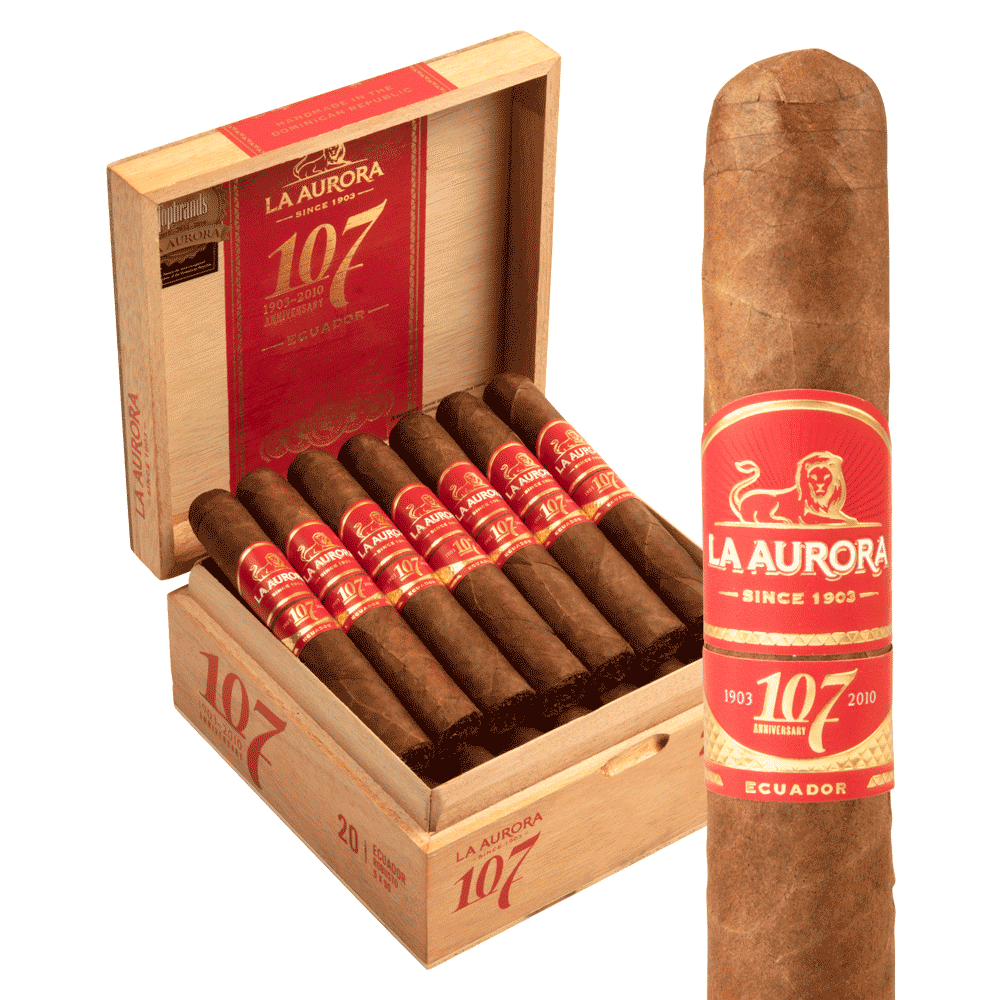 La Aurora 107 Ecuador Robusto / 5 x 50 Pack of 5