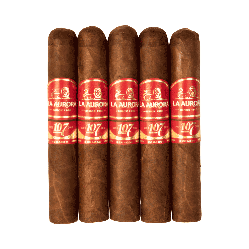 La Aurora 107 Ecuador Robusto / 5 x 50 Pack of 5