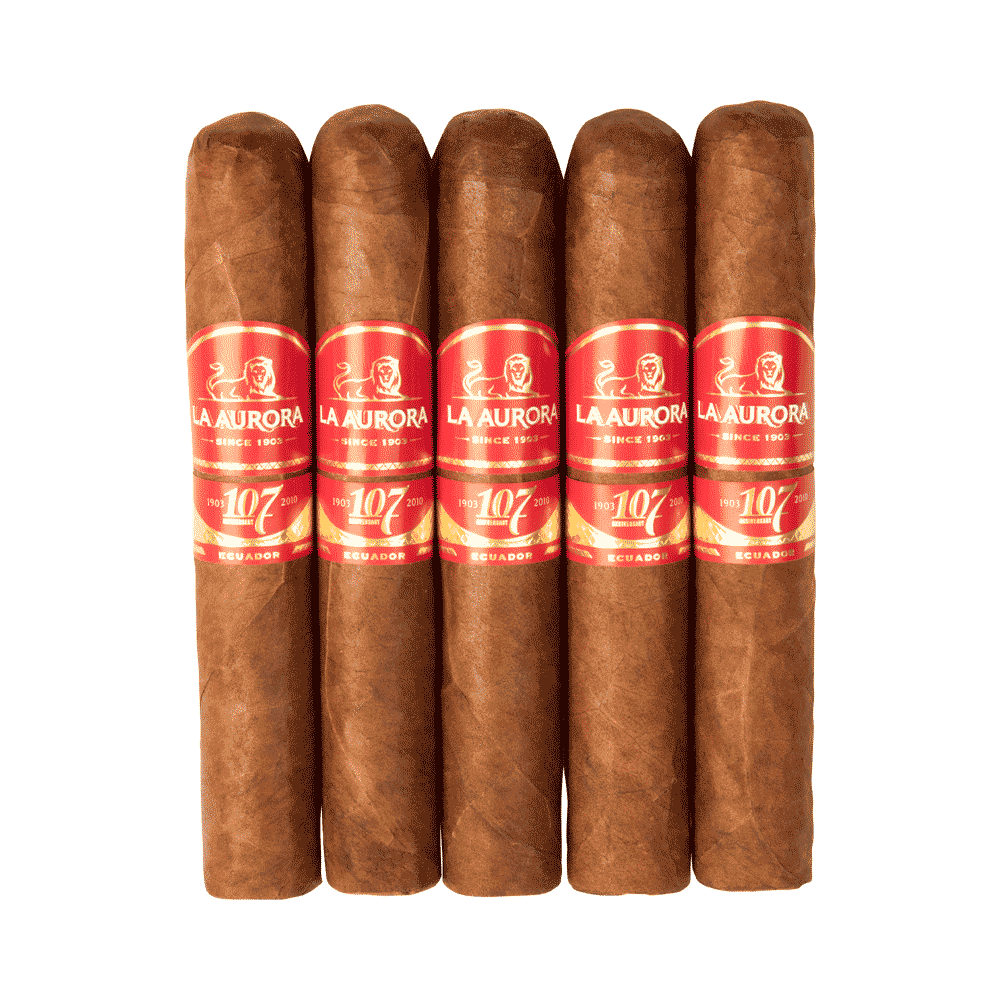 La Aurora 107 Ecuador Toro / 5.5 x 54 Pack of 5
