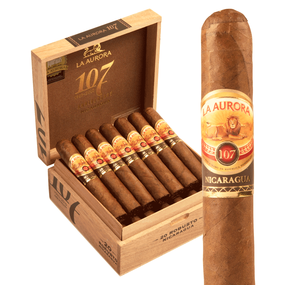 La Aurora 107 Nicaragua Robusto / 5.75 x 54 Pack of 5