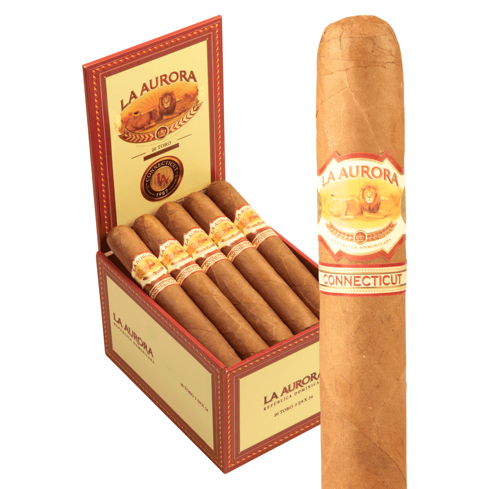 La Aurora 1987 Connecticut Toro / 5.75 x 54 Box of 20