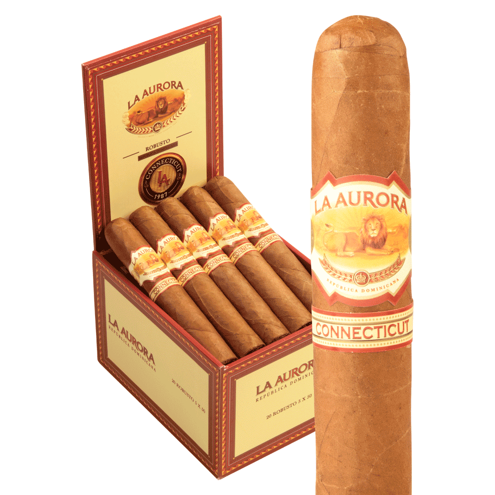 La Aurora 1987 Connecticut Robusto / 5 x 50 Box of 20