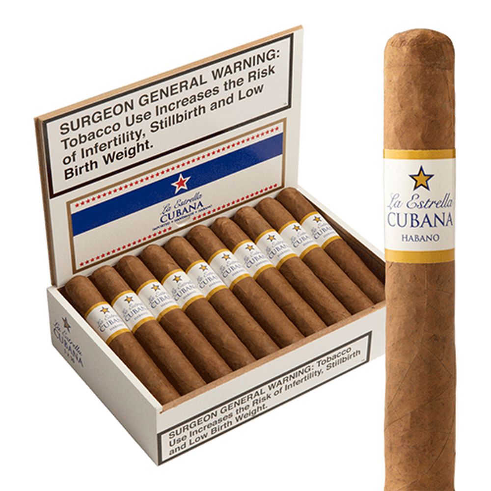 La Estrella Cubana Habano Toro / 6 x 50 Box of 20