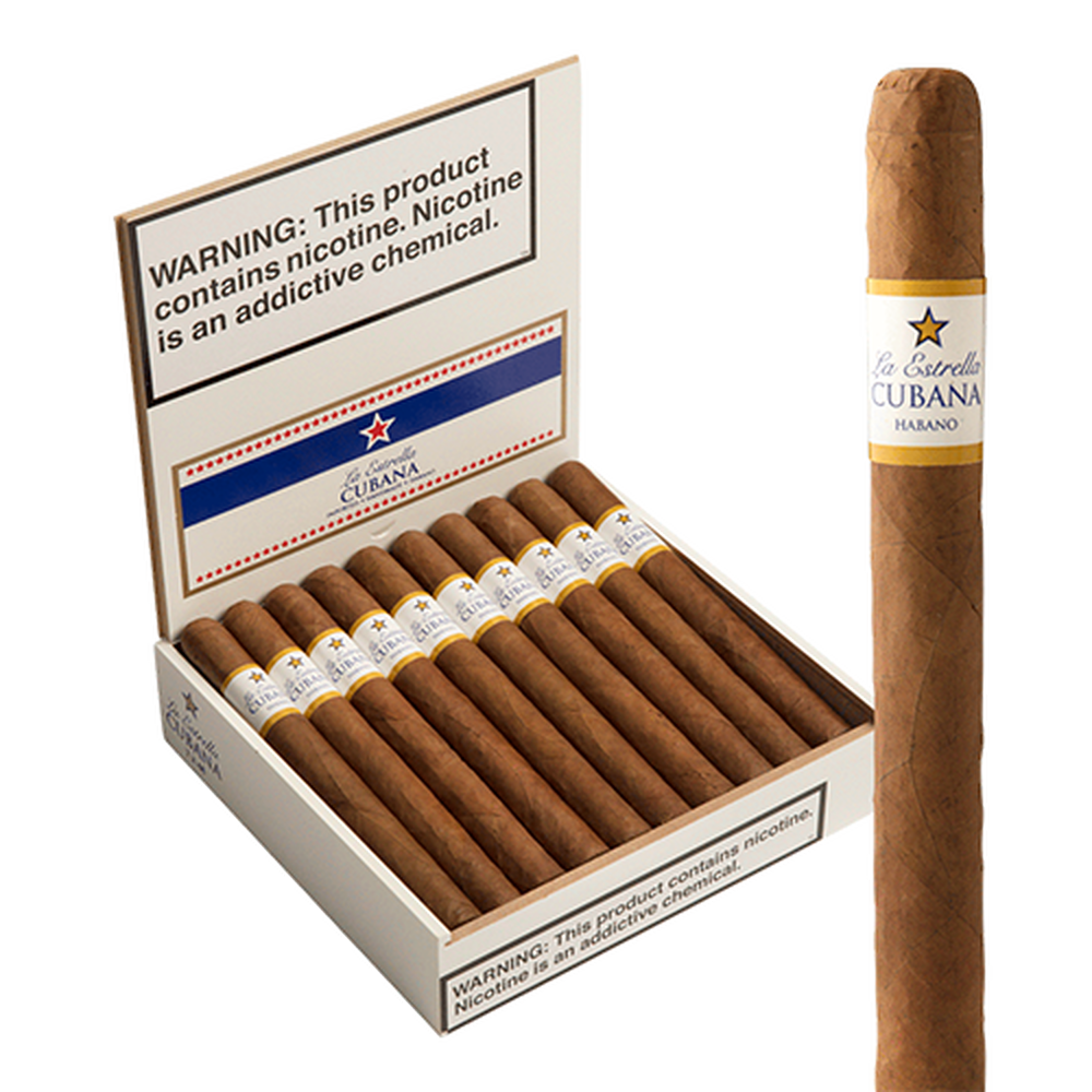 La Estrella Cubana Habano Churchill / 7 x 48 Box of 20