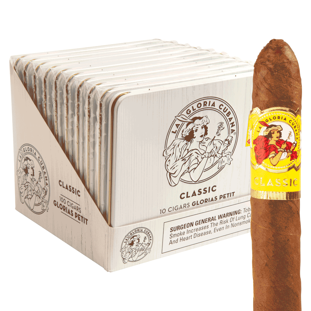 La Gloria Cubana Glorias Petit (10 Tins of 10) / 4.62 x 32 Qty of 100