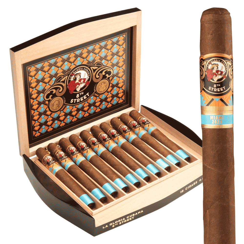 La Gloria Cubana 8th Street Corona Grande Maduro LE / 6.5 x 48 Box of 10
