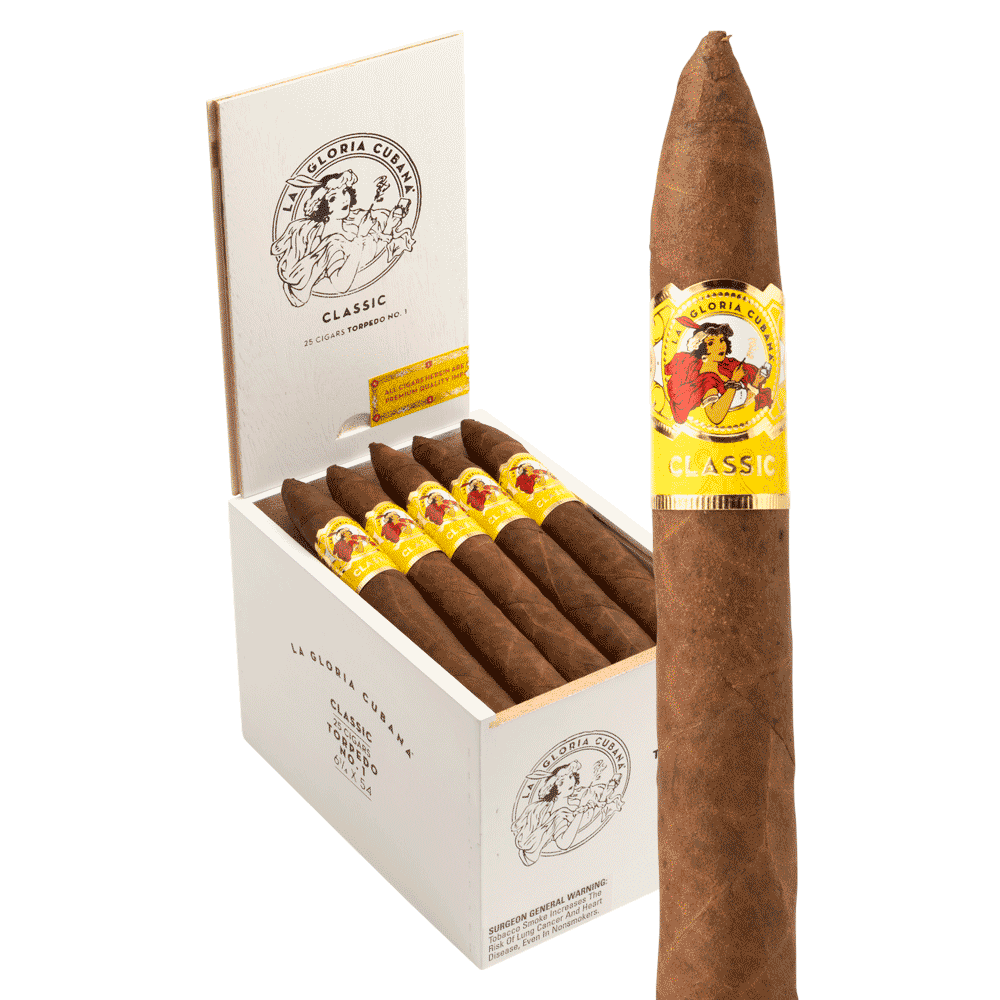 La Gloria Cubana Torpedo No. 1 / 6.5 x 52 Pack of 5