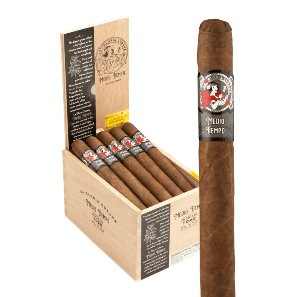 La Gloria Cubana Medio Tiempo Toro / 6.12 x 50 Box of 25