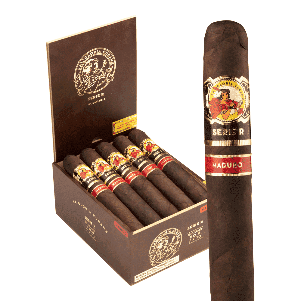 La Gloria Cubana Serie R No. 8 / 7 x 70 Box of 15