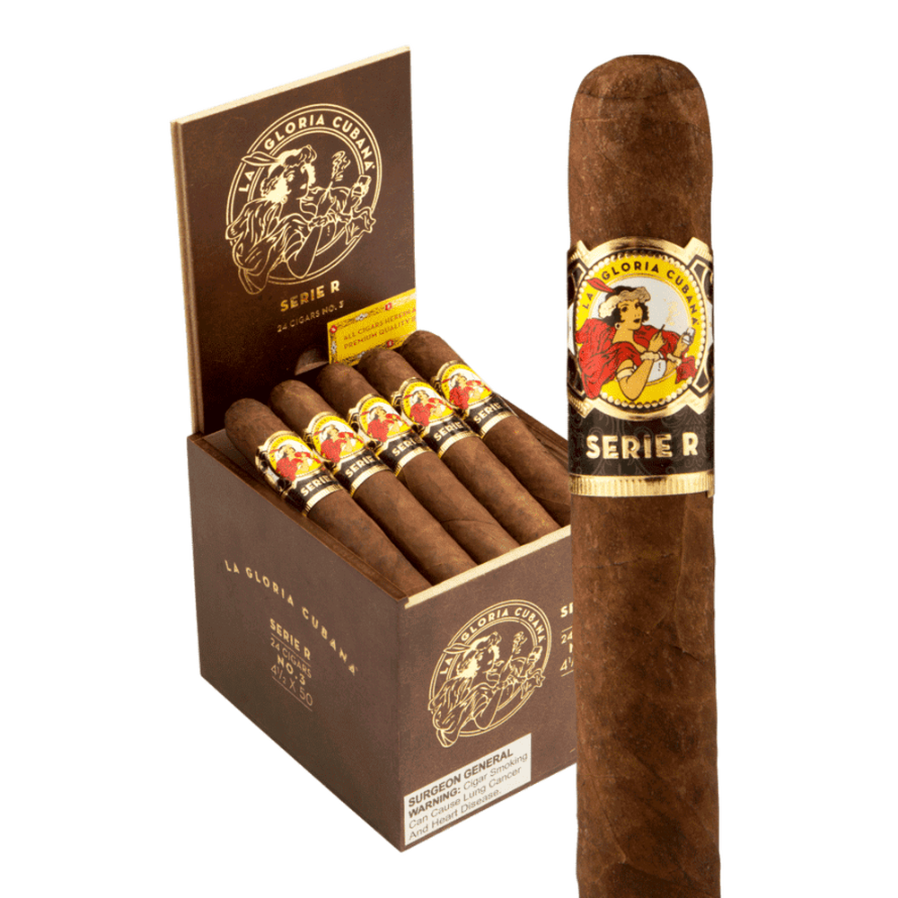La Gloria Cubana Serie R No. 3 / 4.5 x 50 Box of 24