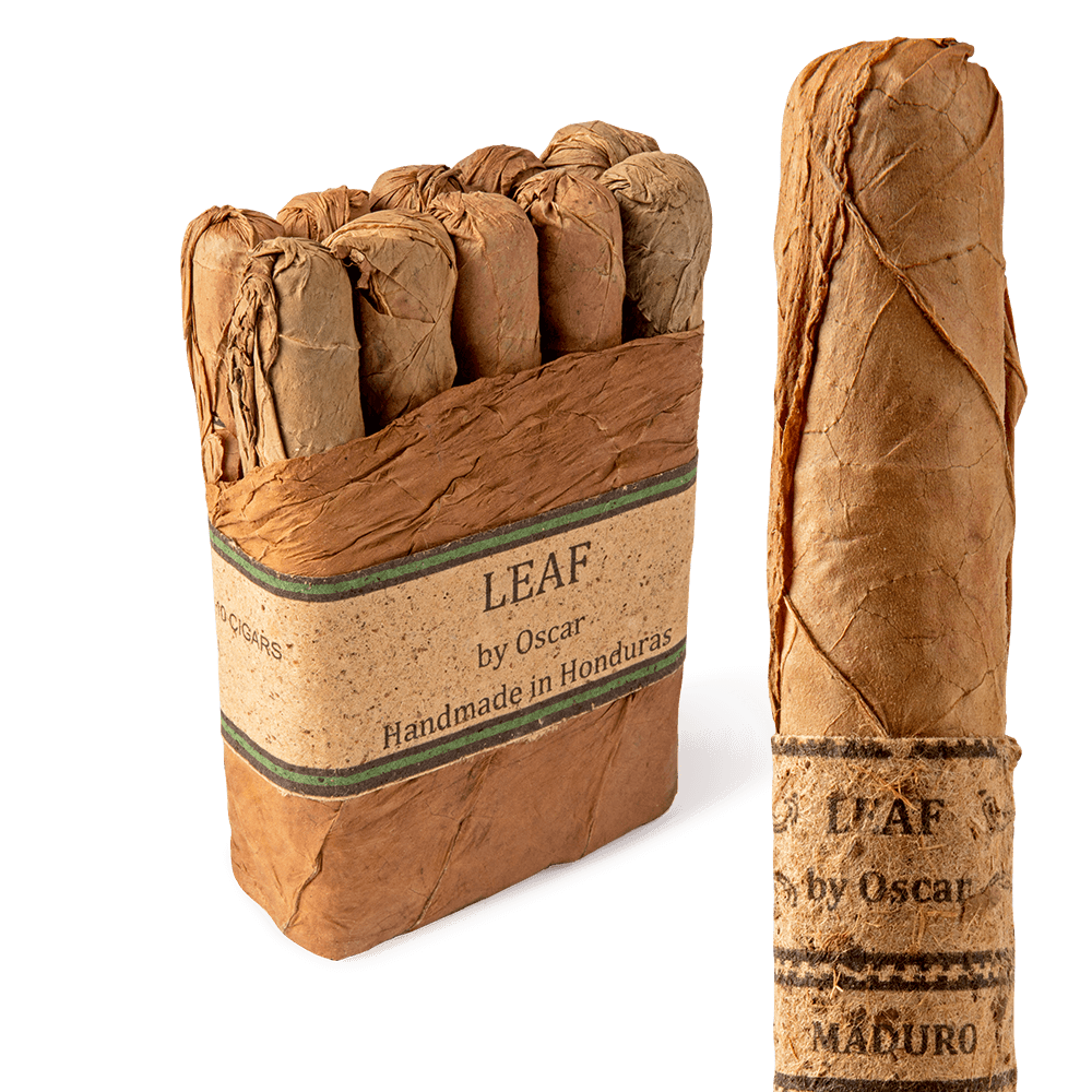 Leaf by Oscar Maduro Gordo / 6 x 60 Bundle of 10