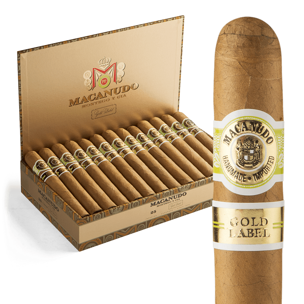 Macanudo Gold Label Shakespeare / 6.5 x 45 Box of 25