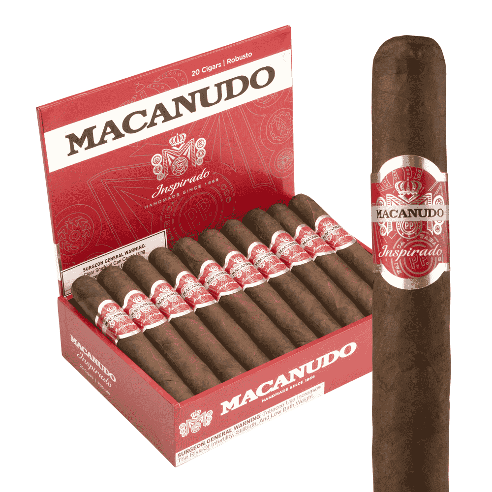 Macanudo Inspirado Red Robusto Round / 5 x 50 Box of 20
