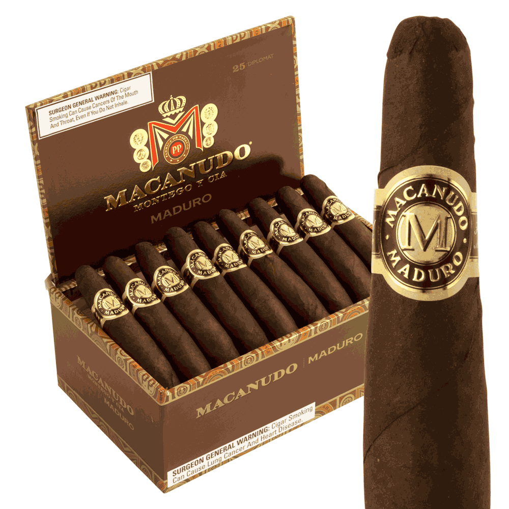 Macanudo Maduro Diplomat (Figurado) / 4.5 x 60 Box of 25