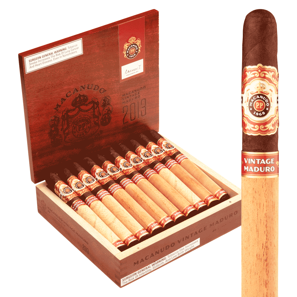 Macanudo Maduro Vintage 2013 Churchill / 7 x 49 Box of 20