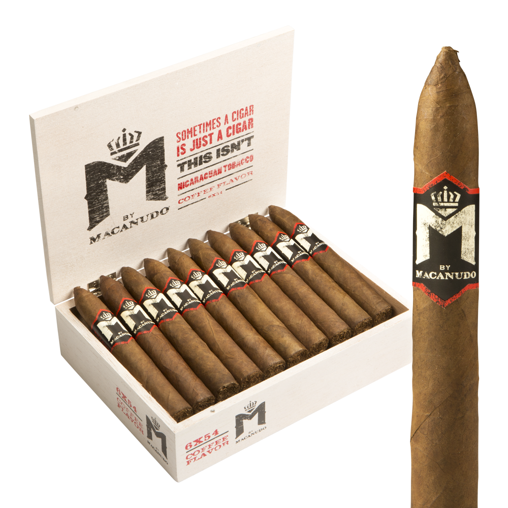 M by Macanudo Coffee Belicoso / 6 x 54 Box of 20
