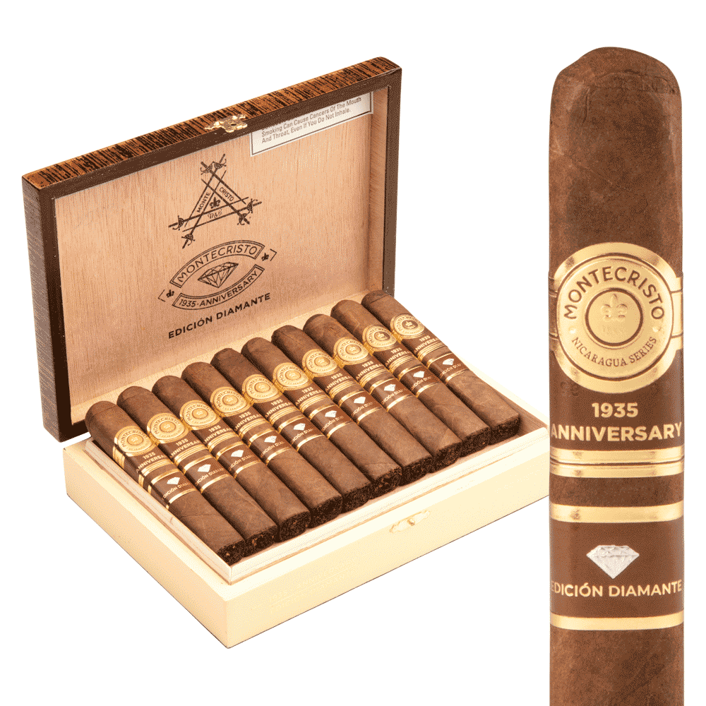 Montecristo 1935 Anniversary Edicion Diamante Robusto / 5 x 54 Box of 10
