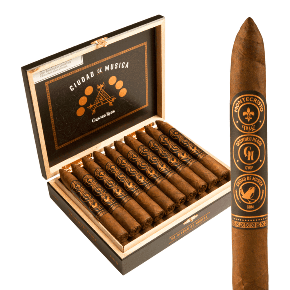 Montecristo Ciudad de Musica Piramide / 6.12 x 52 Box of 20