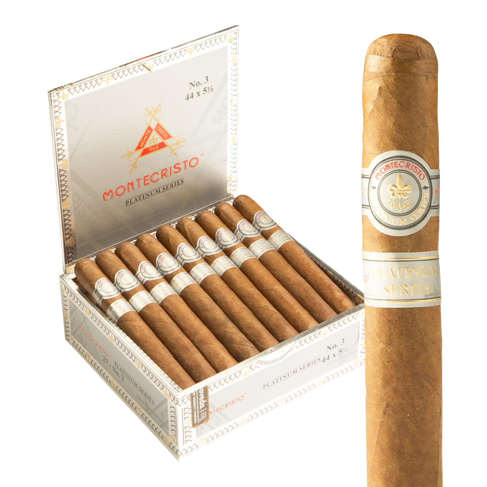 Montecristo Platinum Series No. 3 / 5.5 x 44 Box of 27