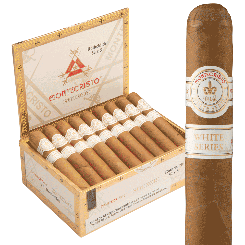 Montecristo White Series Rothchilde / 5 x 52 Pack of 5