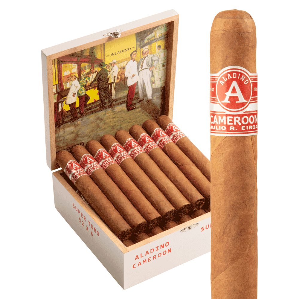 Aladino Cameroon Super Toro / 6 x 52 Box of 20