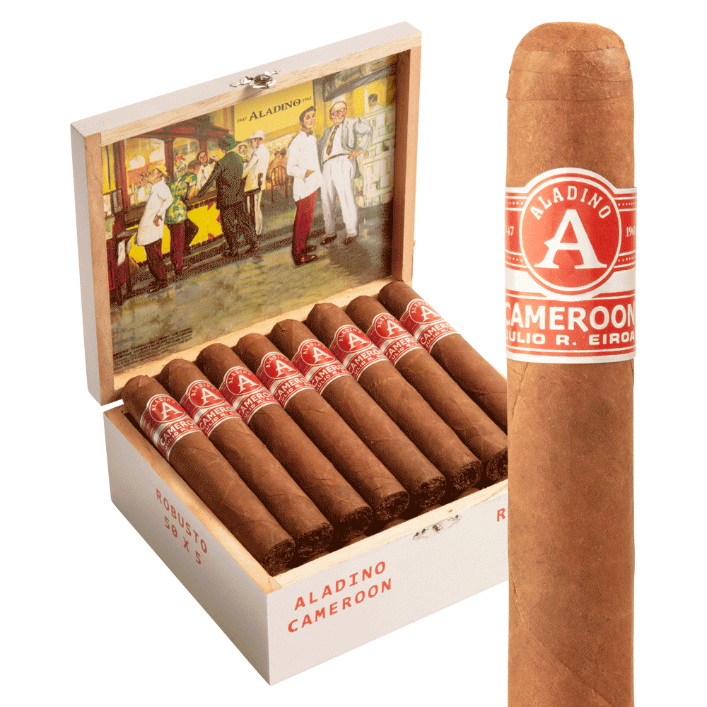 Aladino Cameroon Robusto / 5 x 50 Box of 20