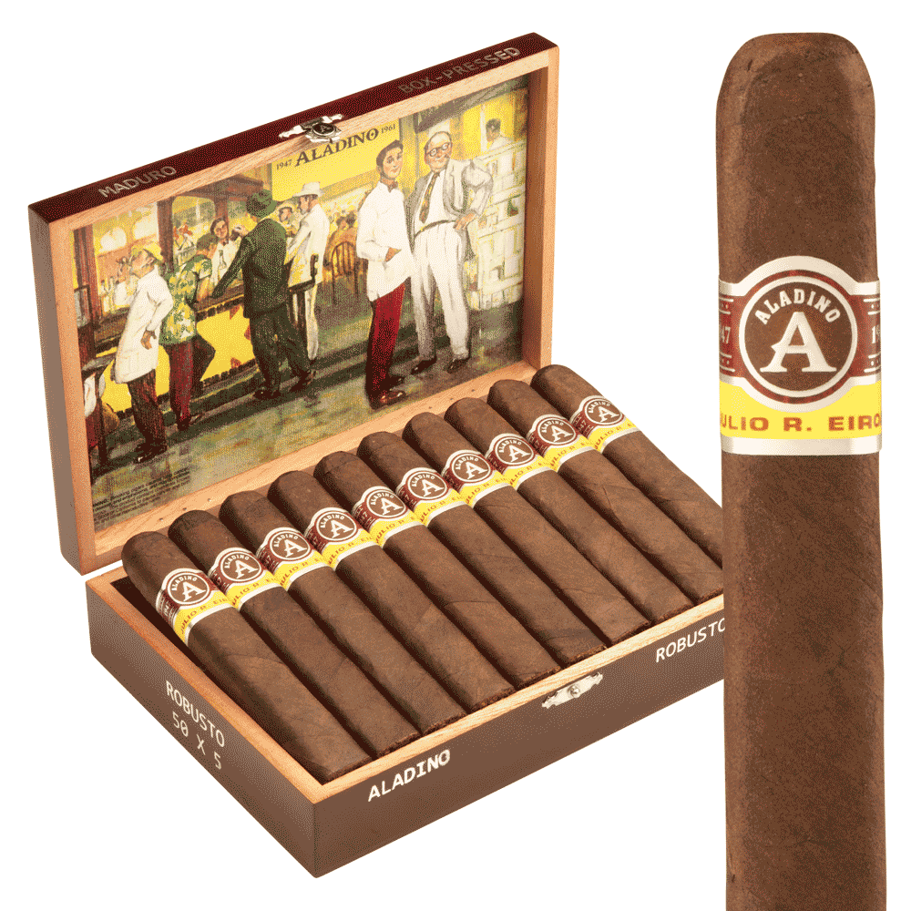 Aladino Maduro Robusto / 5 x 50 Box of 20