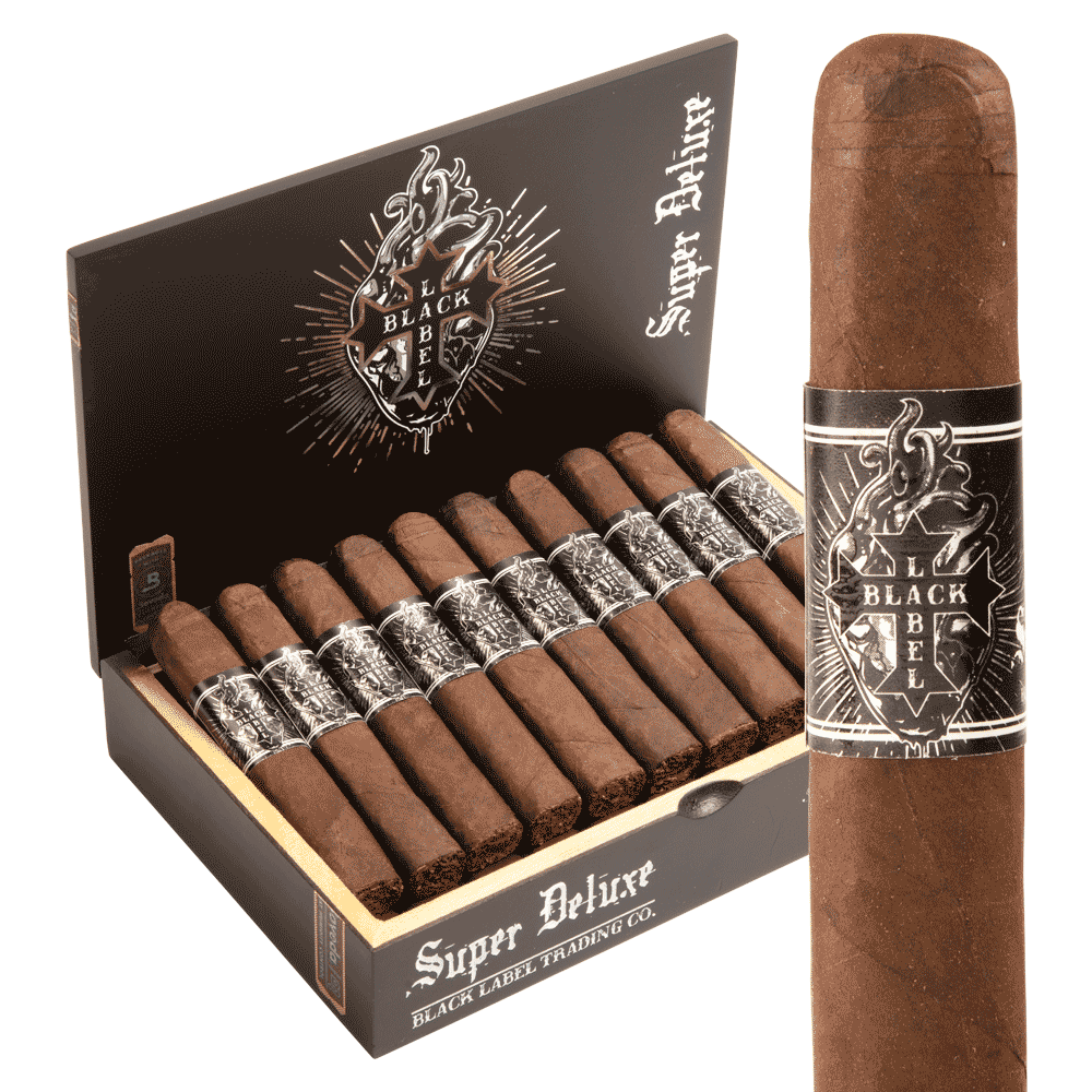 Black Label Trading Co. Super Deluxe Petite Corona Box-Pressed L.E. / 4.5 x 48 Box of 20
