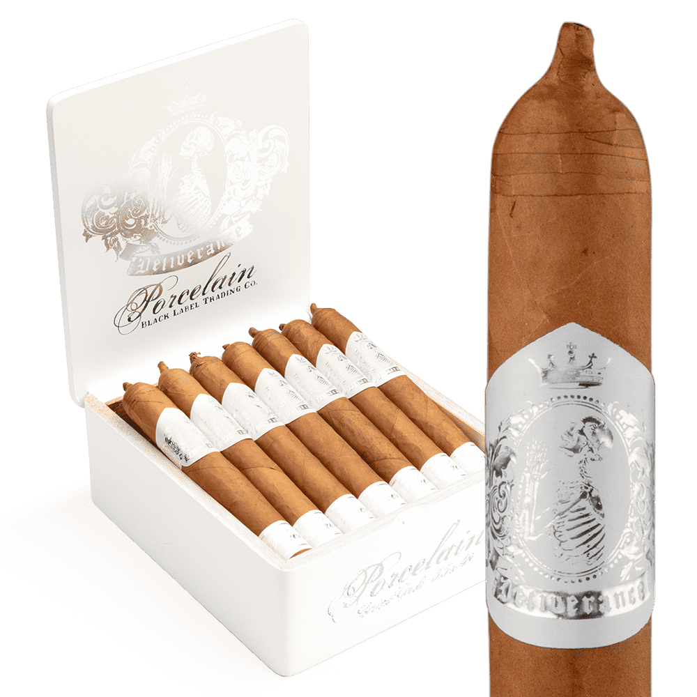 Black Label Trading Porcelain Corona Gorda / 5.5 x 48 Box of 20