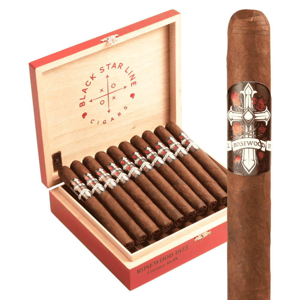 Black Star Line Rosewood 1923 Corona / 6 x 48 Box of 20